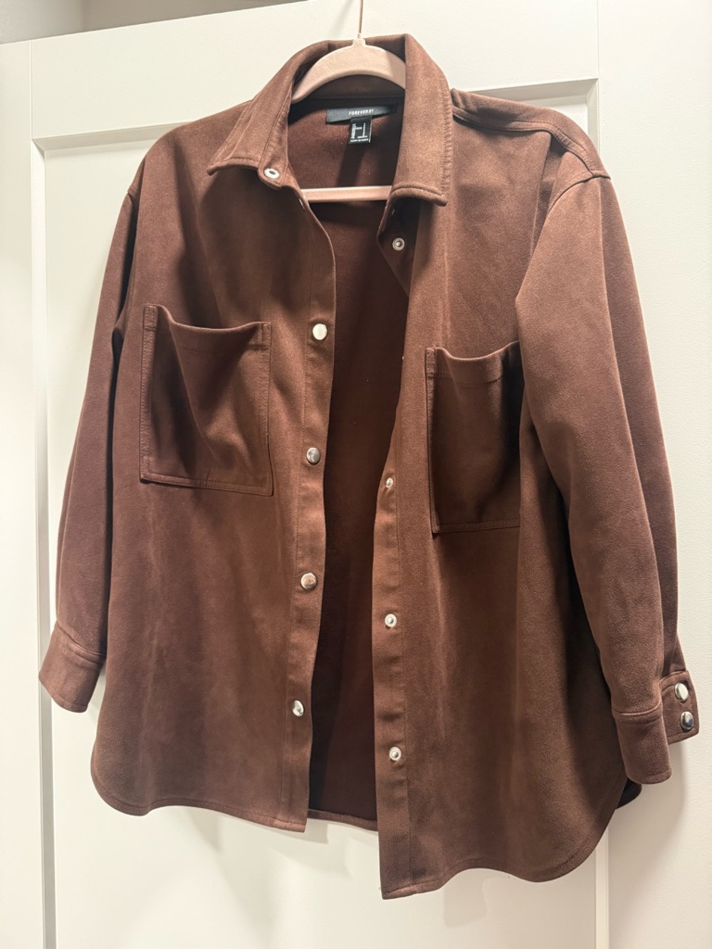 Brown Women's Oversized Jacket - forever 21